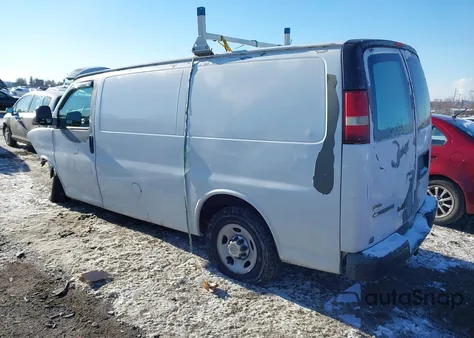 2010 Chevrolet Express G2500 from USA, damaged, VIN 1GCZGFBAXA1163309